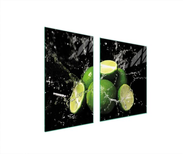 GLASTALLERK OCH SKÄRBRÄDA 100x52 LIME