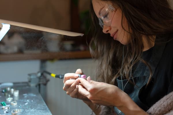 Guldøreringe, Hængende vingeøreringe, Kobberøreringe