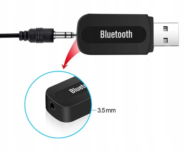 BLUETOOTH-ADAPTER MODTAGER TRANSMISSION AUX USB