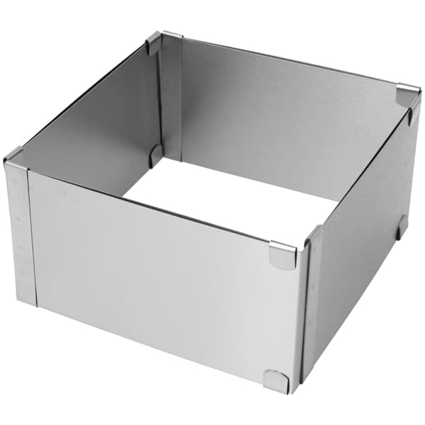 Justerbar rektangulær form, kant 15x15/27x27 h=8cm