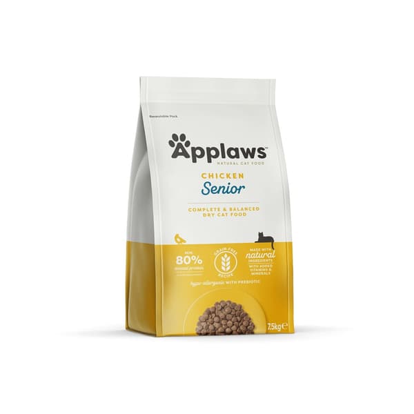 Applaws Cat Senior Torrfoder för Katter 7,5 kg Kyckling