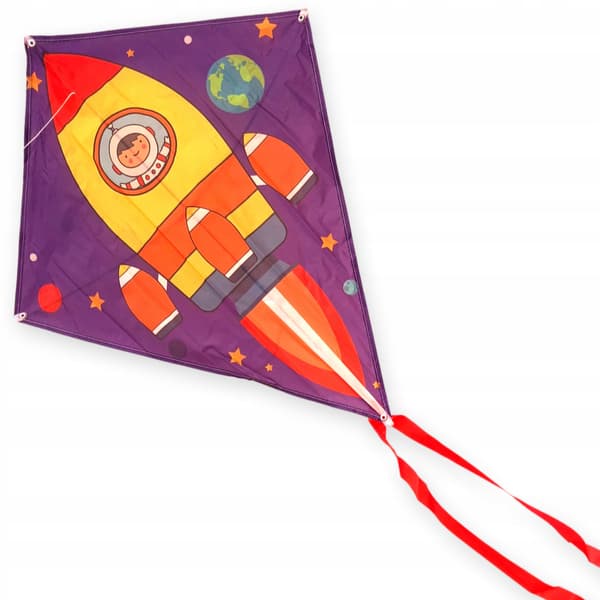 MEGADIDI KITE ROCKET rymdäventyr 220 cm