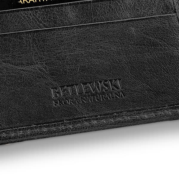 BPM-BB-62 BLACK MATTHEW Herrplånbok +CERTIFIKAT