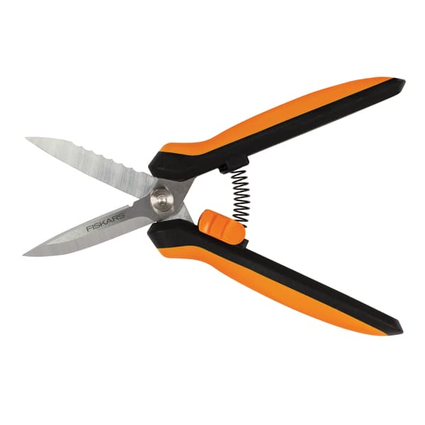 FISKARS SOLID Monitoimiset sahalaitaiset sakset langalle ja narulle