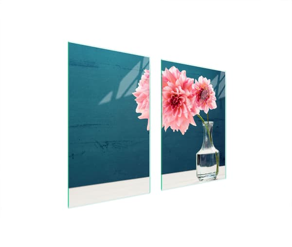 GLASBESKYTTELSESPLADE TIL KØKKEN 65x52 DALIA