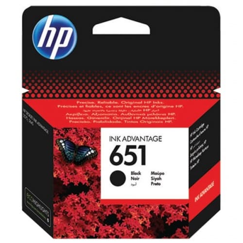 HP 651 (C2P10AE) mustekasetti, musta