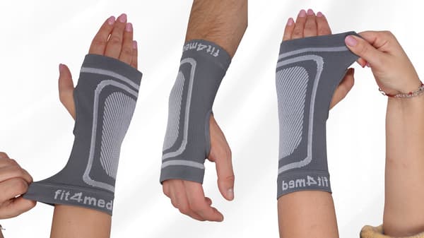 Kompressionshåndledsstøtte, elastisk håndstøtte, FIT4MED S/M