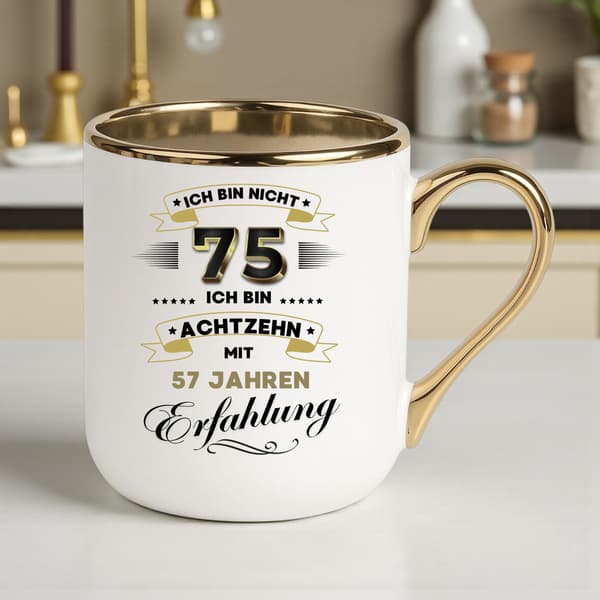 Rolig muggpresent till en 75-årsdag
