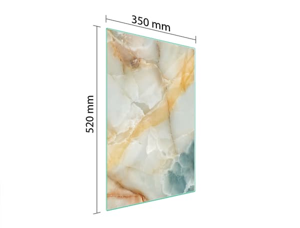 SKÄRBRÄDA I GLAS 35x52 MARMOR