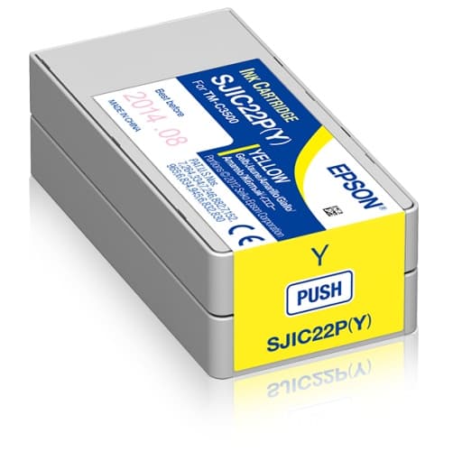 Epson SJIC22P(Y) (C33S020604) blækpatron, gul