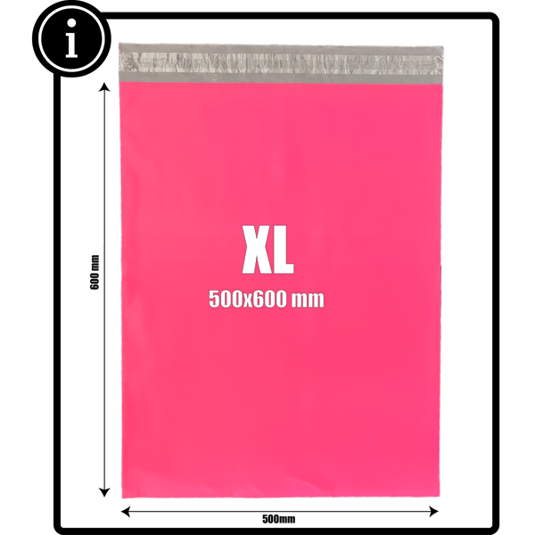 XL polypose 50 stk 500/600 rosa