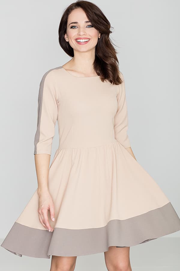 Klänning K057 Beige XL