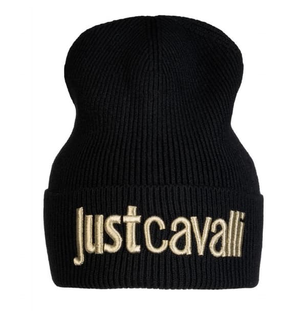 JUST CAVALLI Herrhatt SVART / GULD