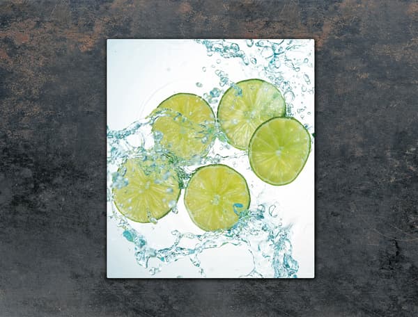 GLAS SKÆREBRÆT 45x52 LIME