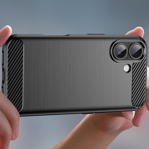 iPhone 17 Carbon-skal – Svart