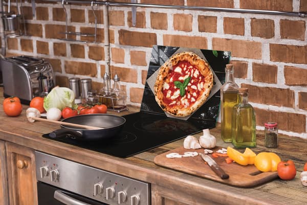GLAS SKÆREBRÆT 40x30 PIZZA
