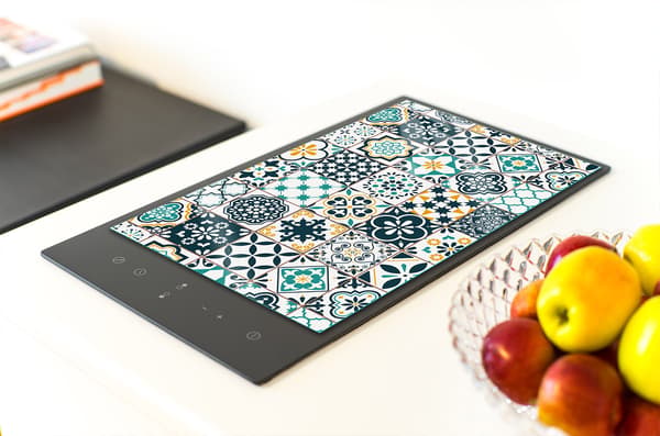 GLAS SKÄRBRÄDA 35x52 MOSAIK