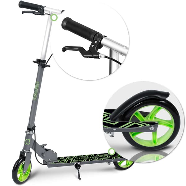 Ricokids Kodi Scooter Grå og Grøn