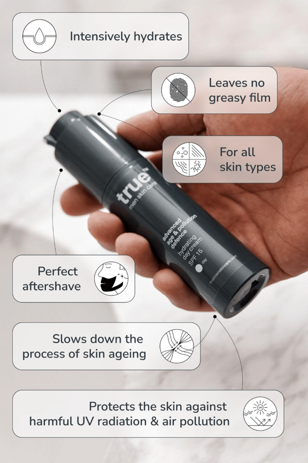 true™ återfuktande dagkräm SPF 15