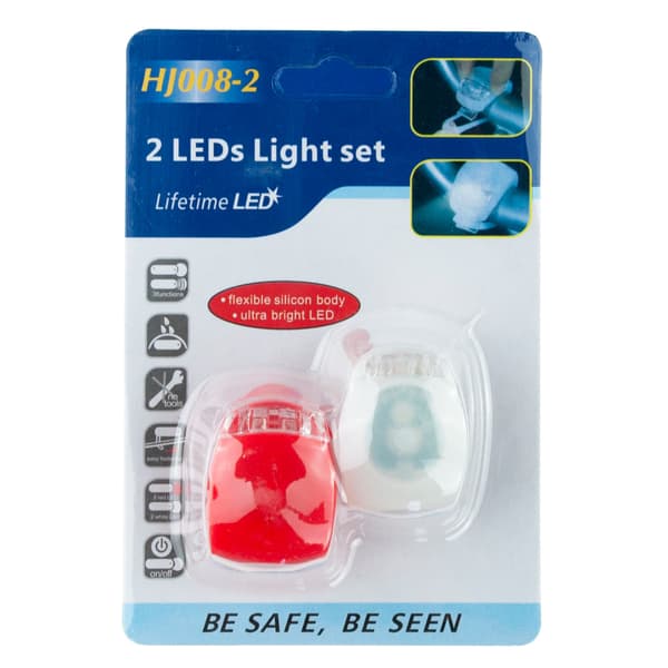 ZW39 LED CYKELYKTA FRAM BAK 2 ST