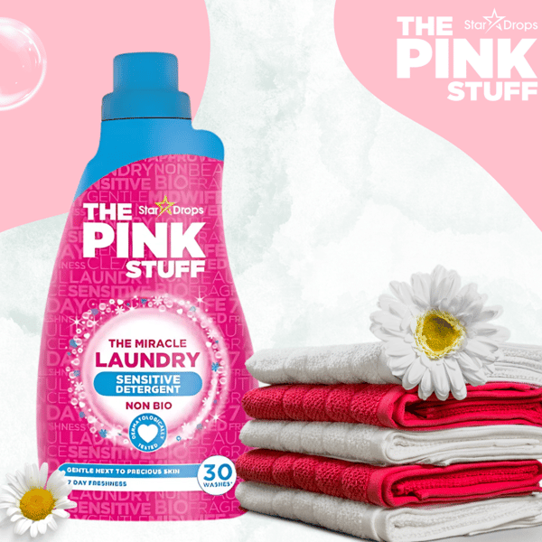 The Pink Stuff Universal Non-Bio Tekstilvaskemiddel 30 Vaske 960ml