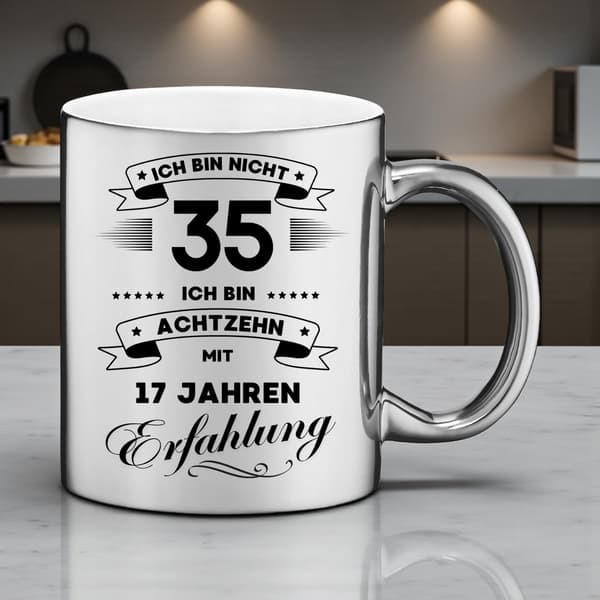 Rolig mugg, present till en 30-årsdag