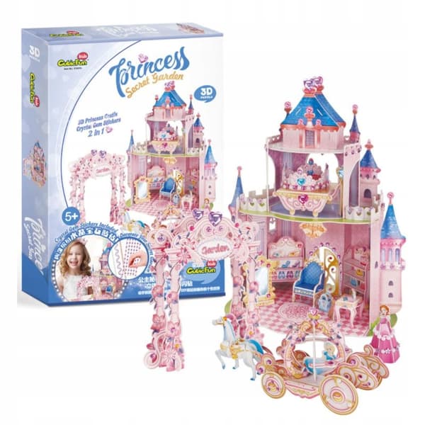 CUBIC FUN cubicfun 3D-pussel Prinsessans hemliga trädgård 92 bitar E1623H