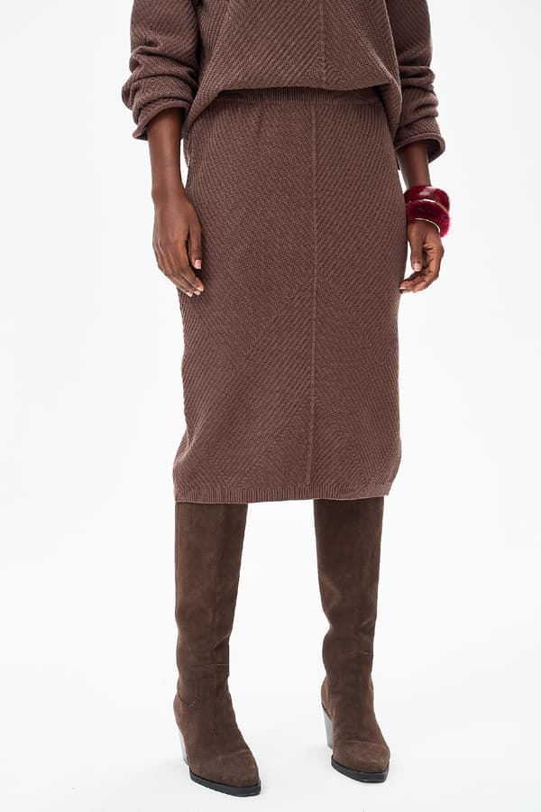 Pascal Ljus Choklad Kjol 36/38