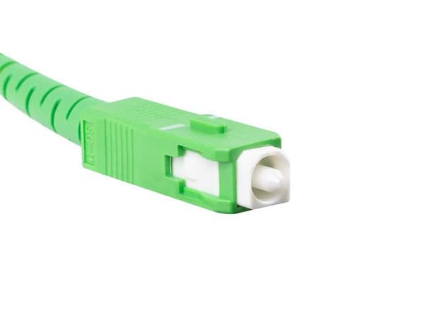 Lanberg SM SC/APC-SC/APC simplex fiberoptisk patchkabel 3,0 mm G657B3 35 m vit