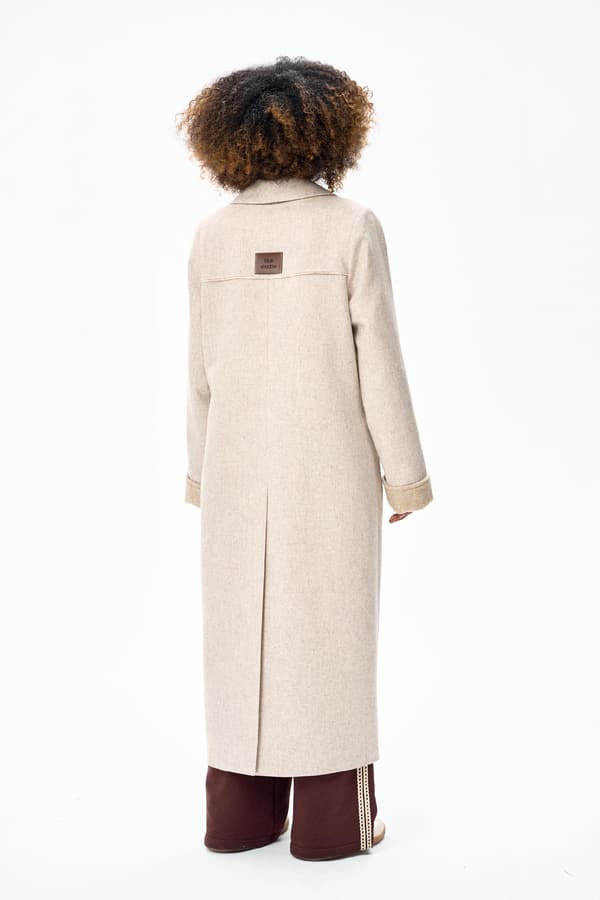 Wami Lys Beige Damefrakke 36
