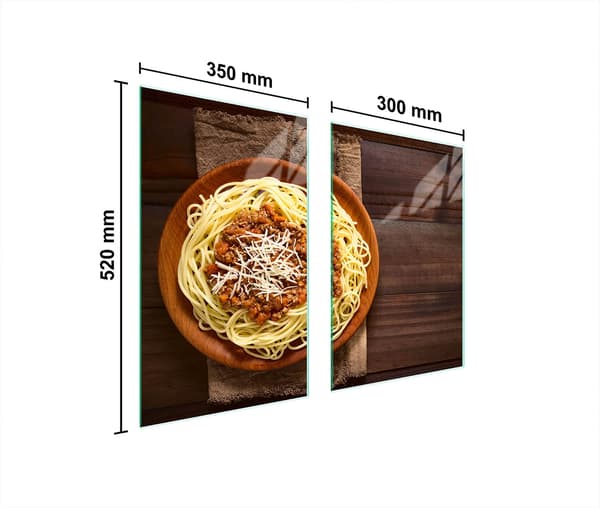 GLASSKYDDSPLATTA FÖR KÖK 65x52 MAT