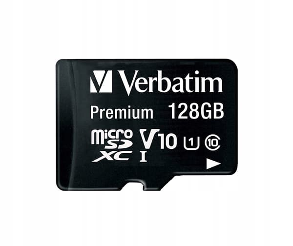 Verbatim 128GB Class 10 MicroSDXC -muistikortti + sovitin