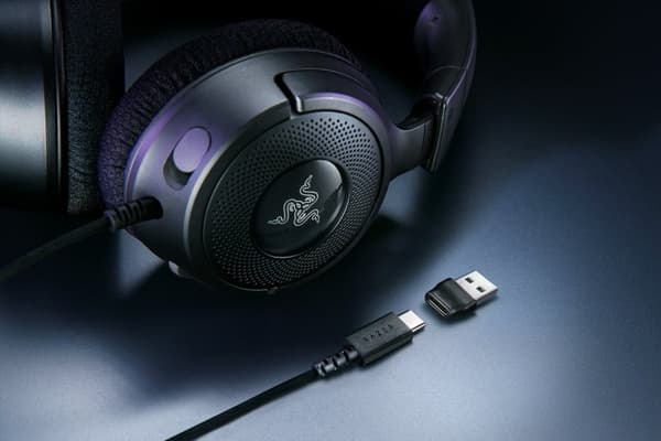 Razer Kraken V4 X Kablet Gaming Headset, Sort