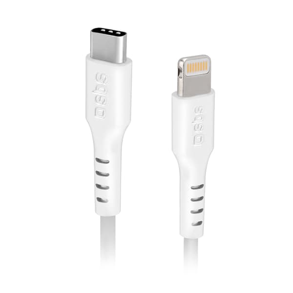 MFi-certificeret USB-C til iPhone Lightning-kabel 1m - Hvid