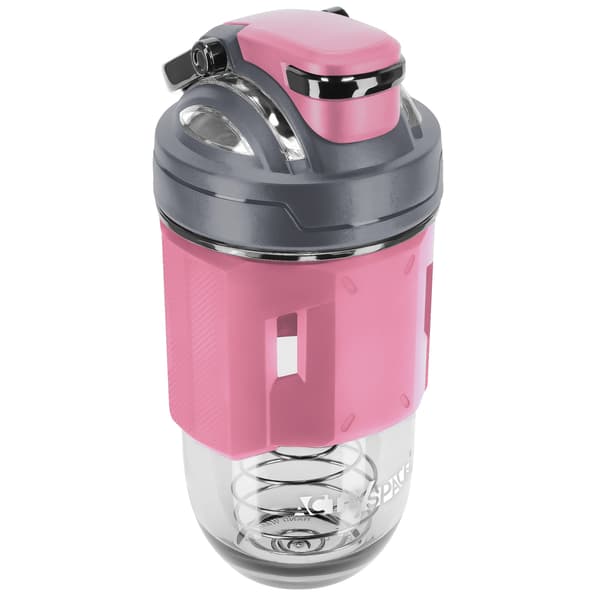 Tritan-urheilupullon ravistin ravintolisille 700 ml - vaaleanpunainen