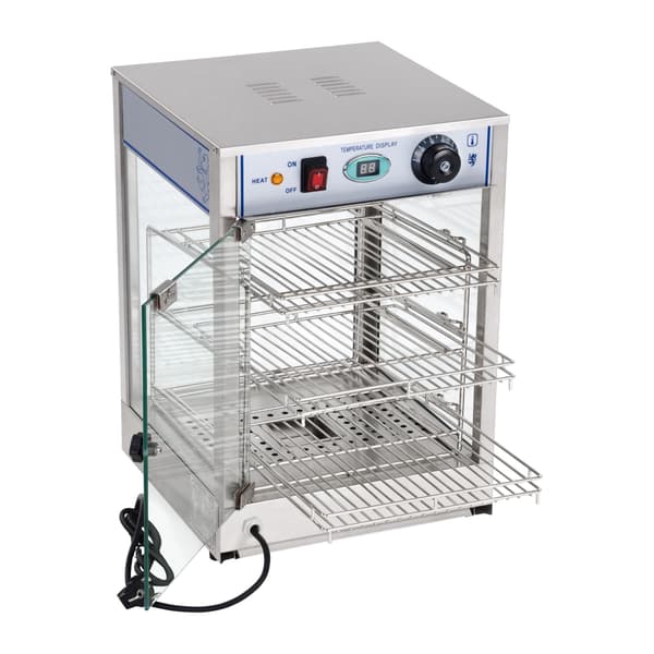 Lämmitetty vitriini 850W, leveys 35,5cm