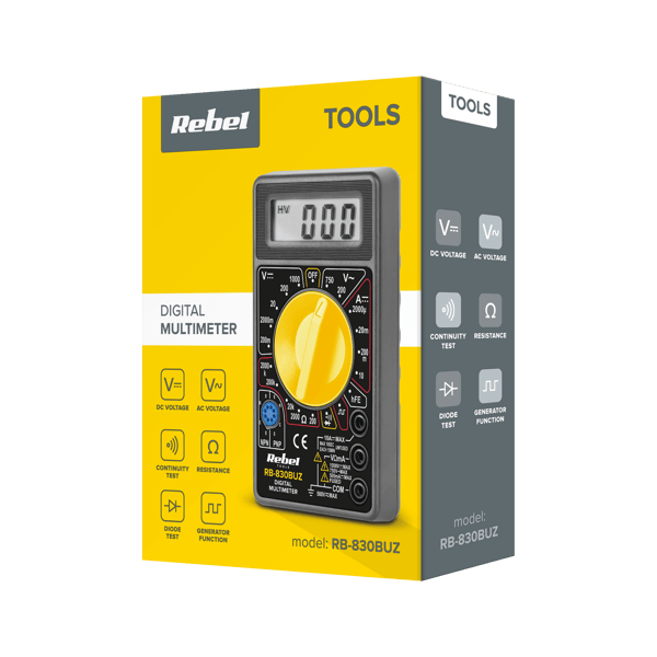 Multimittari Rebel Tools RB-830BUZ