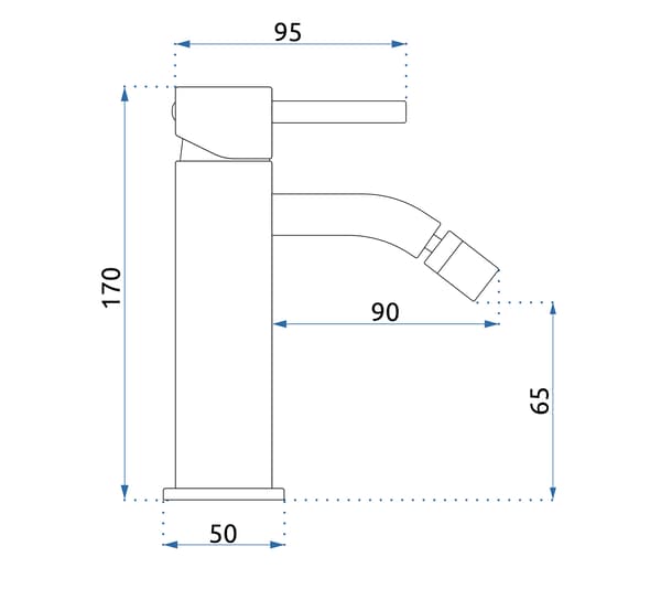 LUNGO BIDÉKRAN VIT SKU REA-B4701