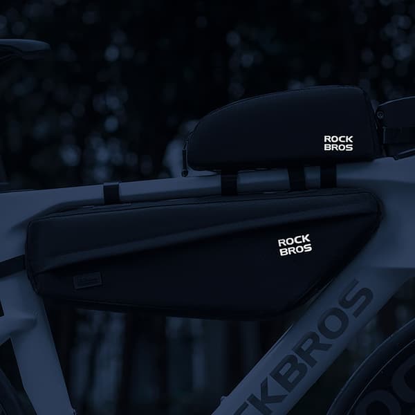 Cykeltaske under stel 2,9l - sort