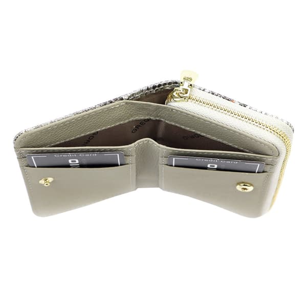 Elegant Gregorio damplånbok i läder med RFID