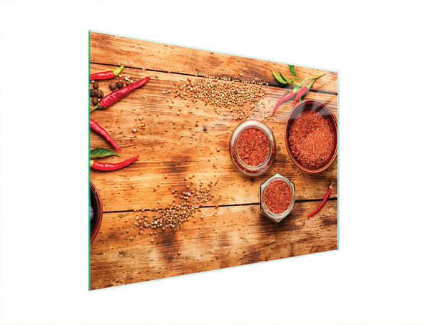 SKÄRBRÄDA I GLAS 40x30 CHILI