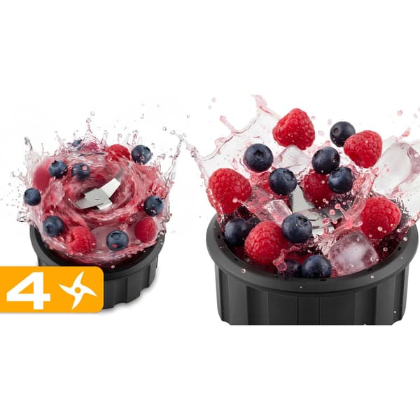 800W BD-751 Berdsen blender med kande, sort