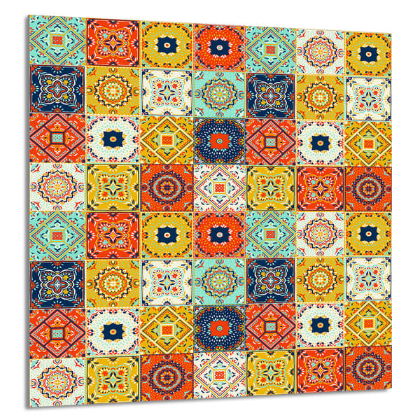 GLASPANEL TIL KØKKEN 60x65 Mosaik