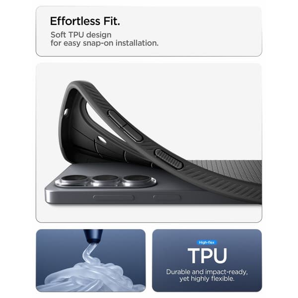 Etui til Samsung Galaxy S26+ Liquid Air - mat sort