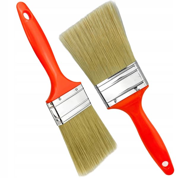 Fast engelsk pensel 76 mm orange 6704