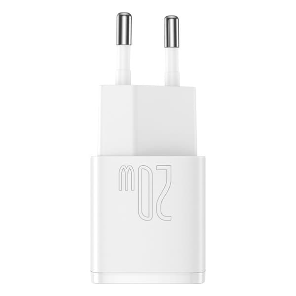 USB-C PD Cube 20W seinälaturi - valkoinen