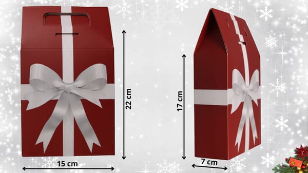 Pappåse presentförpackning dekorativ julklappsförpackning