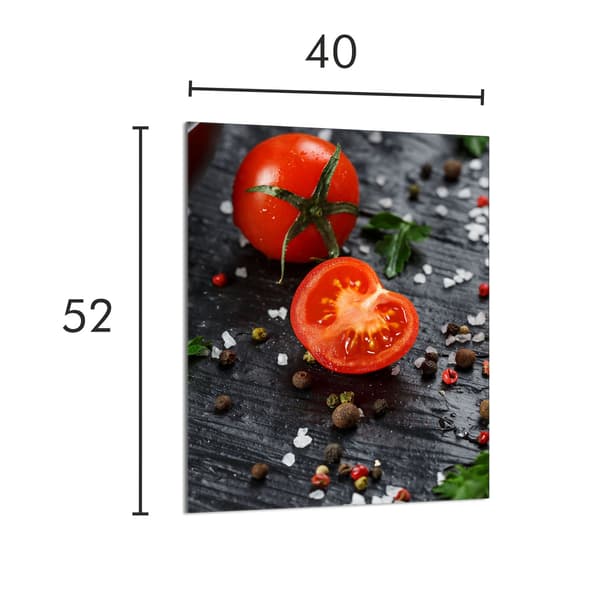 GLAS SKÆREBRÆT 40x52 Tomat