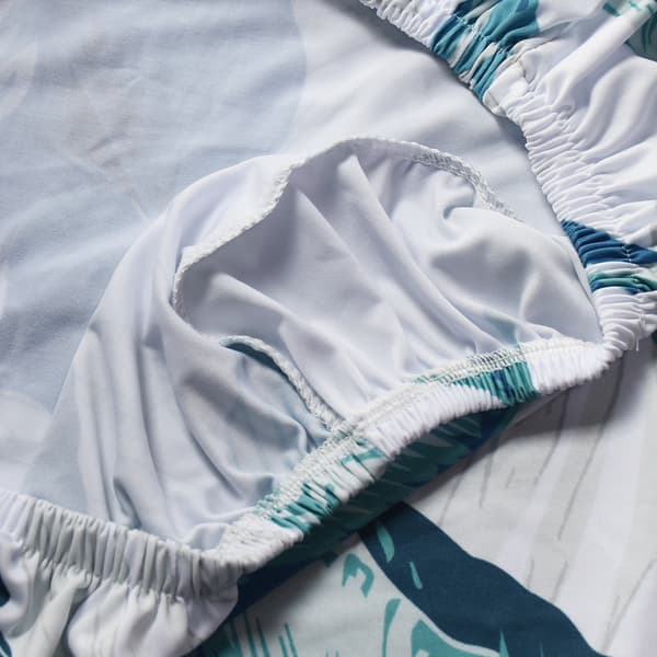 tuolipäällinen vaalea sinilehtikuvio
