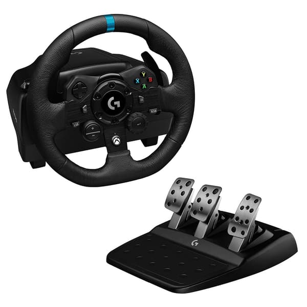 Logitech G923 Xbox/PC Gaming Rat, Sort, med Pedaler